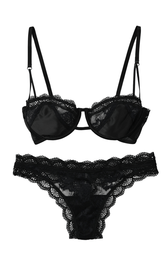 Black Aura Lingerie Set